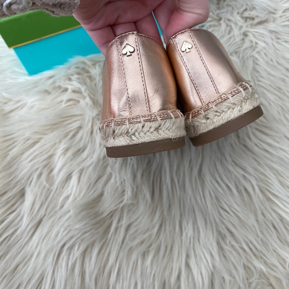 Kate Spade Rose Gold Espadrilles - Picture 3 of 5